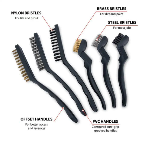 6PC DETAILING BRUSH SET