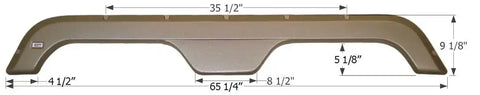 ICON 12225 FS2132 R-VISION FENDER SKIRT L.GREY