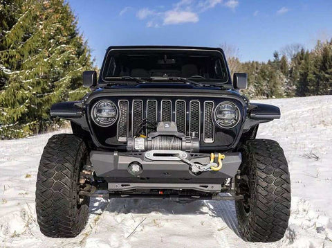 Rugged Ridge 11651.82 Bug Shield Wrap Around Matte Black Plastic