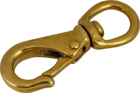 SEA DOG 139132-1 BRASS SWIVEL EYE SNAP SIZE - 2