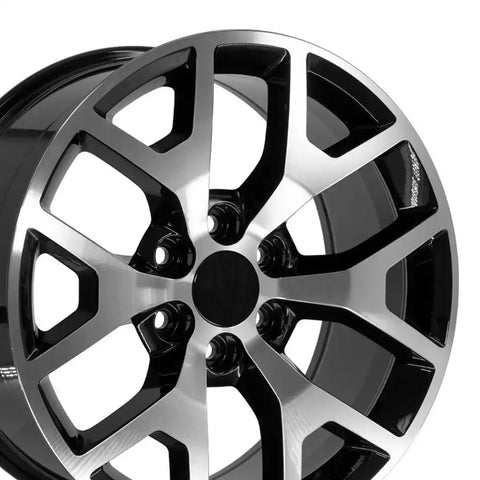 OE WHEELS CV92-20090-6550-27MB 20' REPLICA WHEEL CV92 FITS GMC SIE