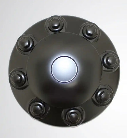 BLACK HUB COVER ABS FRONT 19.5 IN 8