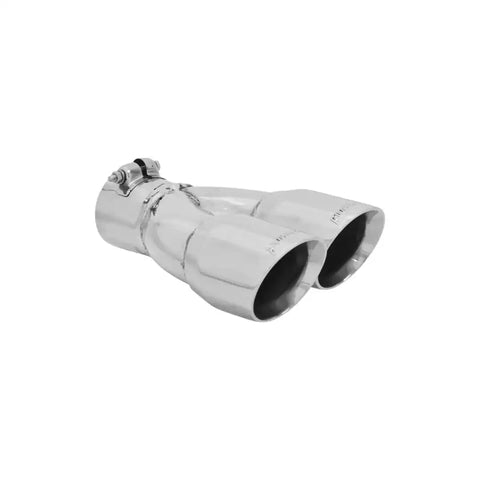 Flowmaster 15389 Exhaust Tail Pipe Tip 2-1/2 Inch Inlet 3 Inch Dual Outlet Polishe