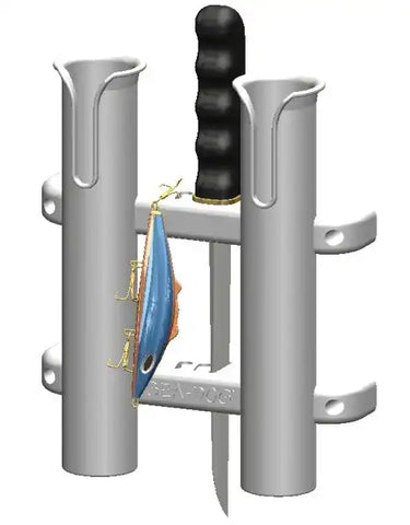 SEA DOG 325029-1 2-POLE ROD STORAGE RACK BLACK