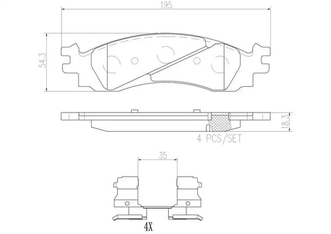 DISC BRAKE PAD SET