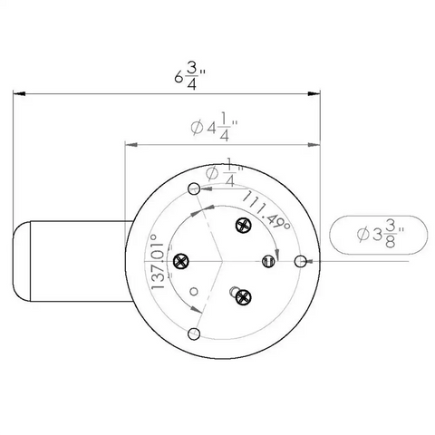 TACO METALS GS-850 ANTENNA MOUNT ELECTRIC VHF