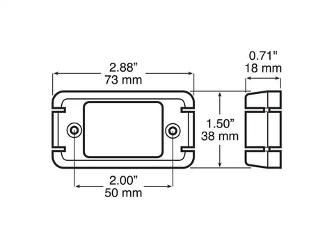 PETERSON MFG V153KA AMBER LED CLEARANCE LIGHT