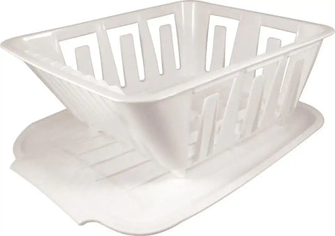 MINI DISH DRAINER SET-WHT