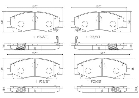 DISC BRAKE PAD SET