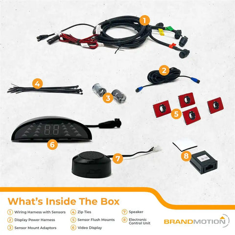 BRAND MOTION 9002-3010 PARKING SENSOR SYSTEM - FRONT OR RE