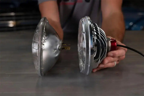 7' RETROBRIGHT LED HEADLIGHT MOD WH