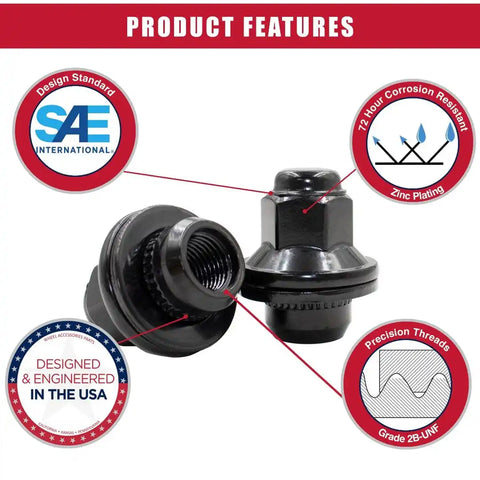 OE LUG-FCTRY LG BLK-M14 1.5 BLK(BOX