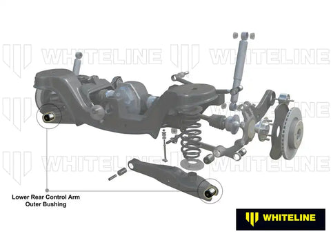 WHITELINE W63597 CONTROL ARM - LOWER REAR BUSHING