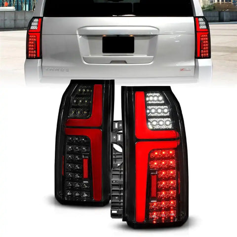 ANZO USA 311468 Tail Light Assembly LED Smoke Lens Black Housing Red Brake Light/