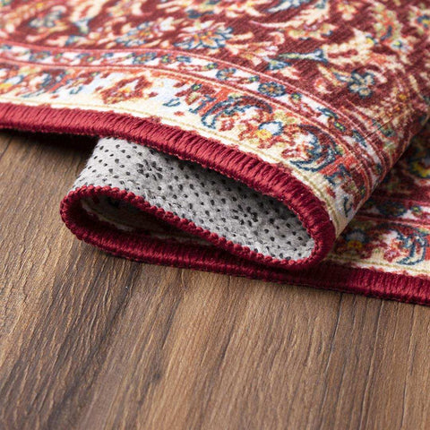CRYSTAL ART 340738WEB KENYA RUBY 2.5X7 WASHABLE RUG