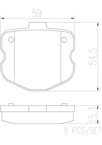 DISC BRAKE PAD SET