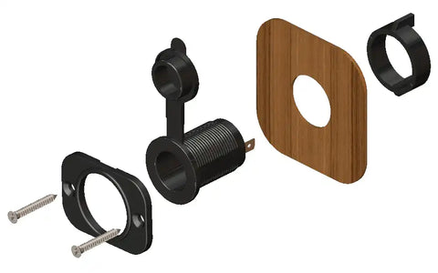 SEA DOG 426120-1 DELUXE POWER SOCKET W/SCREWS &