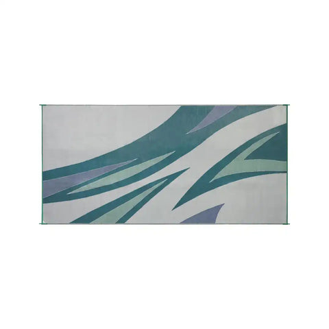 MAT SUMMER WAVES 8X20 GRN/BLUE