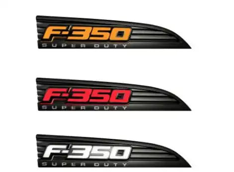 RECON ACCESS 264286BK ILLUMINATED EMBLEMS - 11-16 FORD F3