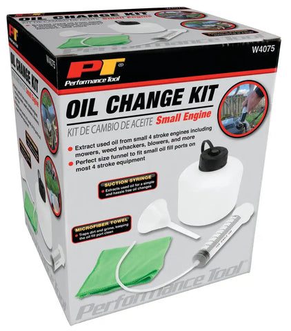 SMALL ENGINE OIL CHANGE KIT