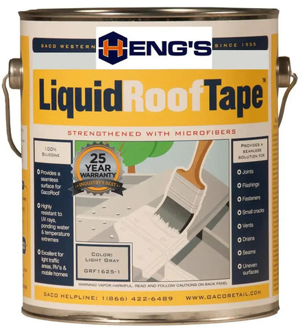 Heng's Industries HGRF1625 - 1 Roof Sealant LiquidRoofTape Use To Fill Cracks/ Voids/ Depressions
