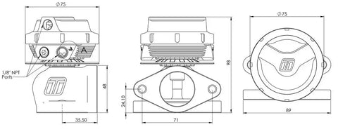 WG38 GENV ULTRA-GATE 38 14PSI BLACK