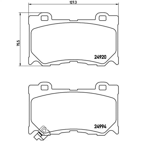 DISC BRAKE PAD SET