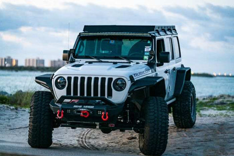 ROAD ARMOR 518RRS81B JEEP JLU 4 DOOR MODULAR ROOF RACK