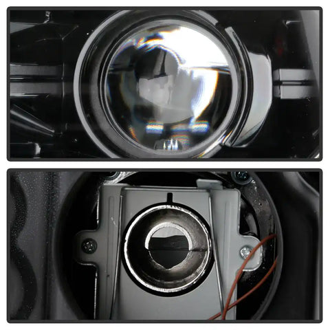 Spyder Automotive 9049729 Headlight Assembly OE Beam Clear Lens With Amber Reflecto