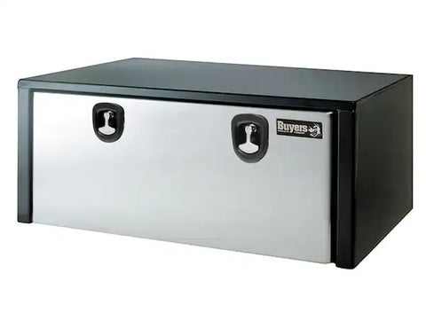 BUYERS PROD 1702710 BLK STEEL BOX W/POLISH SS