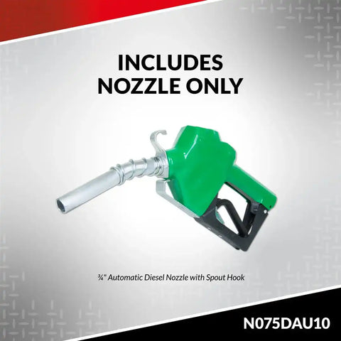 3/4'AUTO NOZ W/HOOK-LEAD