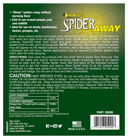 STAR BRITE 095022P SPIDER AWAY 22 OZ.