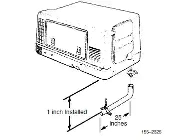 Cummins Power Generation 155-2325 ONAN EXHAUST TUBE KIT