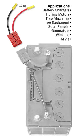 CONNECT EASE RCE12VB10 10 GAUGE BATTERY CHARGER/