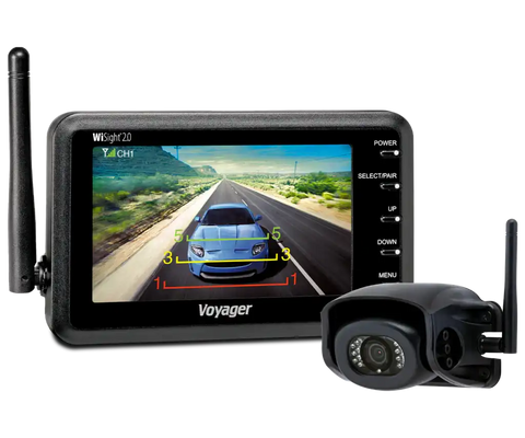 ASA Electronics WVSXP43 Backup Camera Voyager  For Pre-Wired Systems; Rear End Mount 4.3 Inch LCD