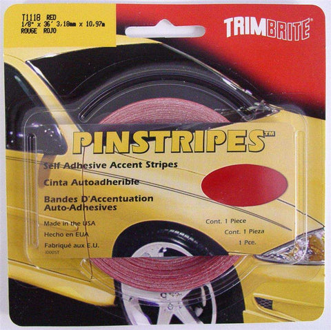 1/8 PINSTRIPE TAPE RED