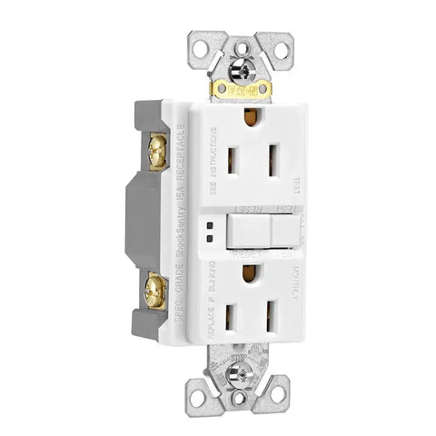 15A SELF-TEST GFCI WHITE
