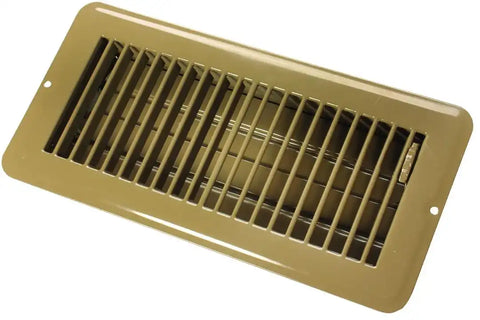 4 X 10 FLOOR REG.DMPR  MET BRN