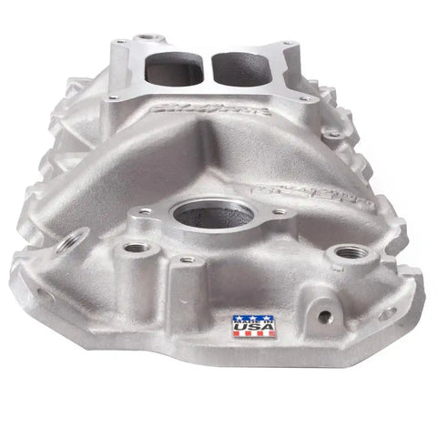 EDELBROCK 2701 SQR BORE RE-WORK SBC/2101