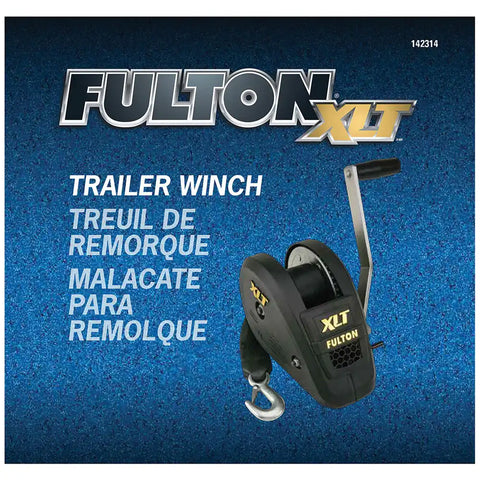 WINCH  1800 LBS.  SINGLE-SPEED W/20
