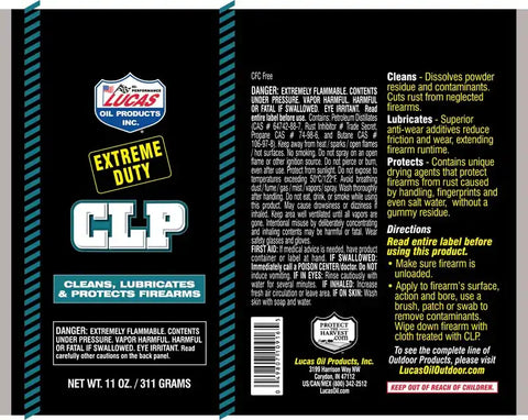 LUCAS OIL 10916 EXTREME DUTY CLP AEROSOL - 11 OZ -