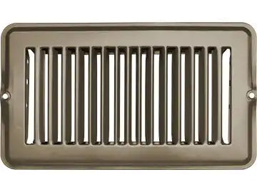 VENT REGISTER  TAN  METAL  UNDAMP 4
