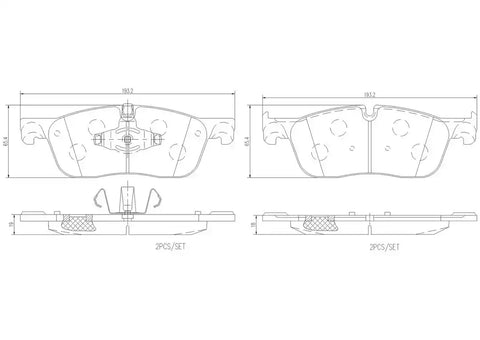 DISC BRAKE PAD SET