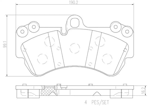 DISC BRAKE PAD SET