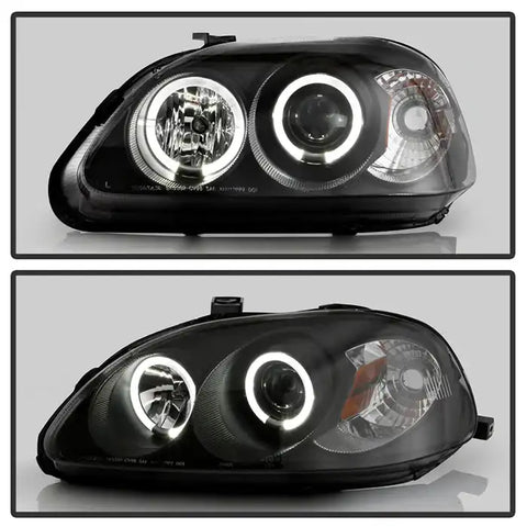 Spyder Automotive 5010902 Headlight Assembly Signature Series Projector Beam With L