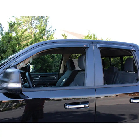 Westin 72-35434 - Tape On Wind Deflector 4 pc. Smoke Extended Cab