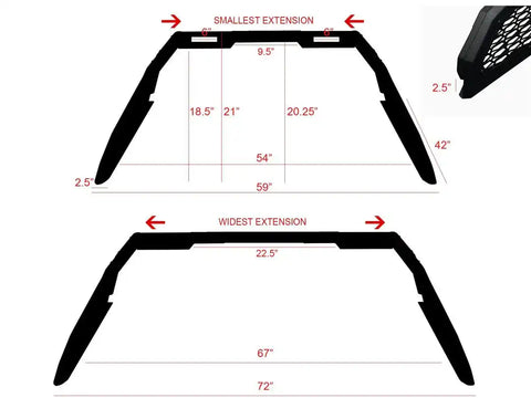 ARMORDILLO 8707814 ARMORDILLO CRS CHASE RACK FOR FULL
