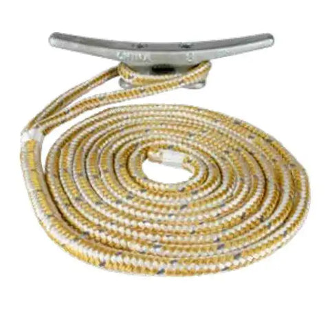 SEA DOG 302112010G/WT-1 DOUBLE BRAIDED NYLON DOCK LINE 1/2'