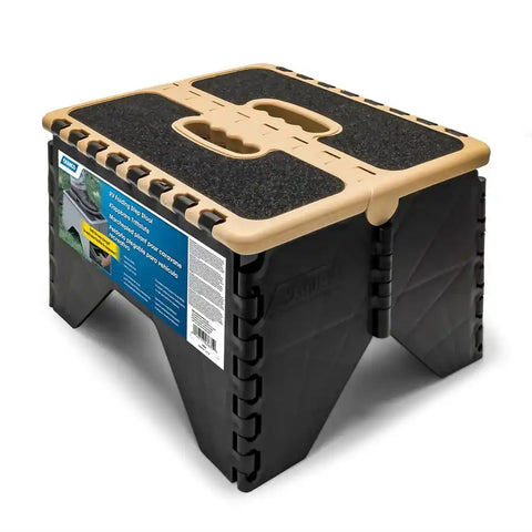 Camco 43638 Step Stool One Step Foldable Step Measures 11-1/2 Inch Height x 13 Inc