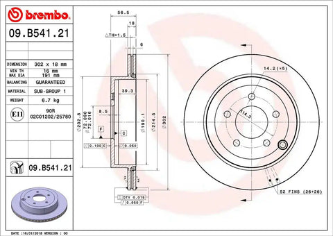DISC BRAKE ROTOR